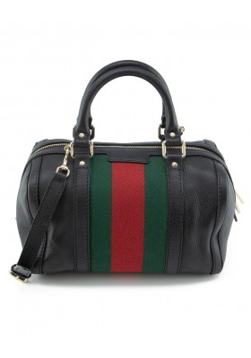 GUCCI Boston Bag small schwarz Pre-owned Designer Secondhand Luxurylove