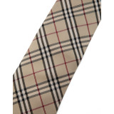 Silk tie check