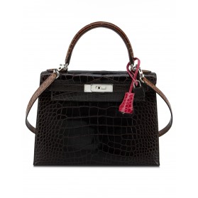 Kelly 28 Sellier Bag Alligator Mississippiensis tricolor