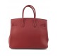 HERMÈS Birkin Bag 35 Togo Leder rot Rouge Garance 2012 Pre-owned Designer Secondhand Luxurylove
