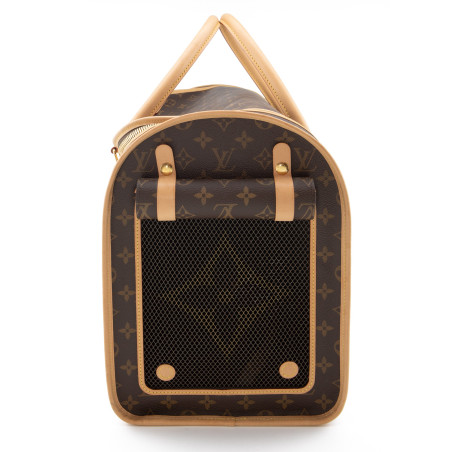 LOUIS VUITTON Sac Chien NM Monogram Hundetasche Dog Carrier 40 braun Pre-owned Designer Secondhand Luxurylove