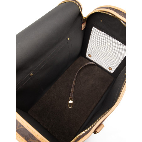 LOUIS VUITTON Sac Chien NM Monogram Hundetasche Dog Carrier 40 braun Pre-owned Designer Secondhand Luxurylove