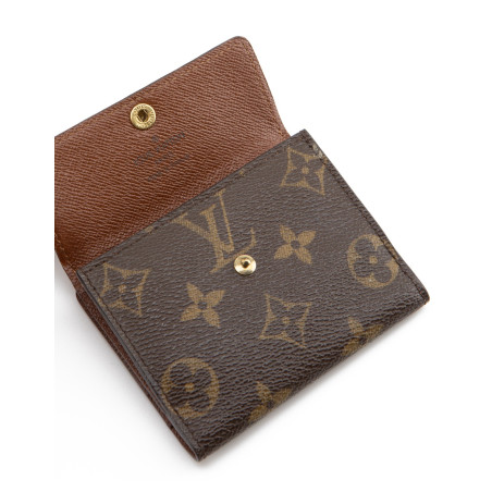 LOUIS VUITTON Elise Mini Portemonnaie Monogram braun Pre-owned Designer Secondhand Luxurylove