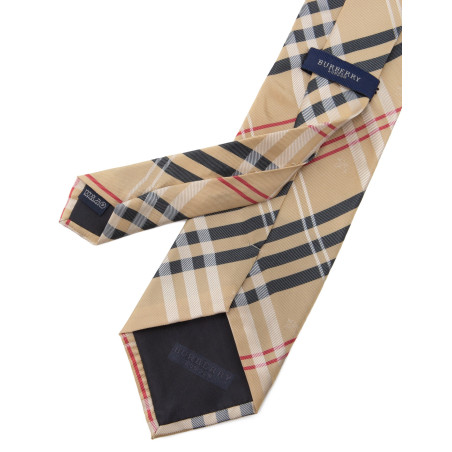 BURBERRY Silk tie Nova Check - Pre-loved Designer Second Hand | LUXURYLOVE