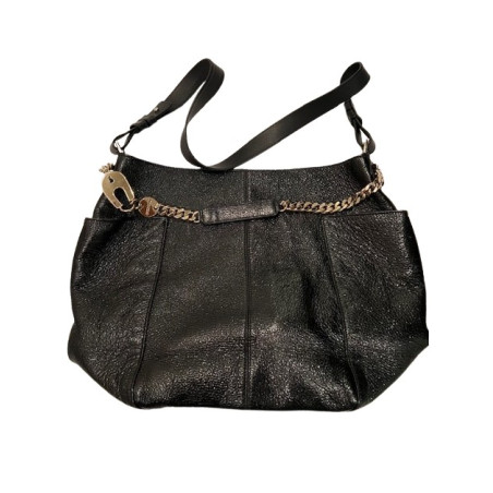 JIMMY CHOO Anna Hobo Bag schwarz Pre-owned Designer Secondhand Luxurylove