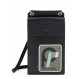 PRADA Saffiano Crossbody Phone Case schwarz Pre-owned Designer Secondhand Luxurylove