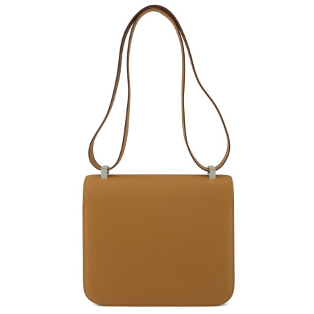 Sac Constance III 24 Sesame Lime Epsom Leather - NEW Sac Constance III 24 Sesame Lime Epsom Leather - NEW
