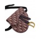 DIOR Saddle Bag Belt Bag Oblique bordeauxrot Pre-owned Designer Secondhand Luxurylove