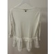 TWIN SET Shirt Top weiss M Pre-owned Designer Secondhand Luxurylove