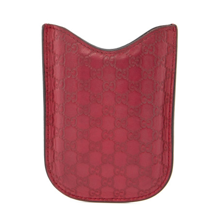 GUCCI Guccissima Mobile case / card holder - Pre-loved Designer Second Hand | LUXURYLOVE