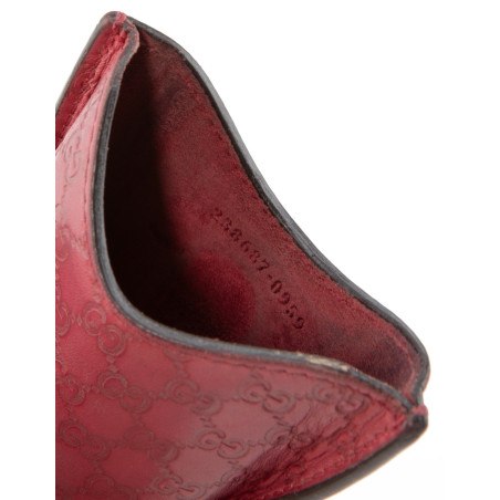 GUCCI Guccissima IPhone 7/8/Blackberry Hülle Leder rot Pre-owned Designer Secondhand Luxurylove