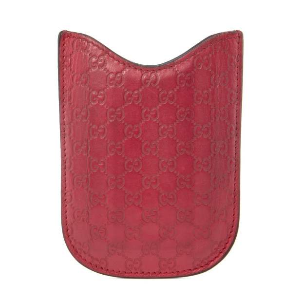 GUCCI Guccissima Mobile case / card holder - Pre-loved Designer Second Hand | LUXURYLOVE