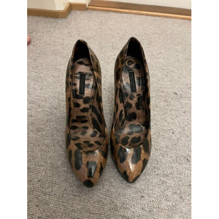 DOLCE GABBANA Pumps Leo Gr. 39 Pre-owned Designer Secondhand Luxurylove. 