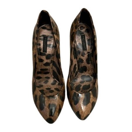 DOLCE GABBANA Pumps Leo Gr. 39 Pre-owned Designer Secondhand Luxurylove. 