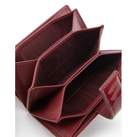 DIOR Cannage Kartenetui Lackleder rot Pre-owned Designer Secondhand Luxurylove