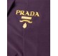 PRADA Clutch Bag Satin aubergine Pre-owned Designer Secondhand Luxurylove