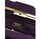 PRADA Clutch Bag Satin aubergine Pre-owned Designer Secondhand Luxurylove