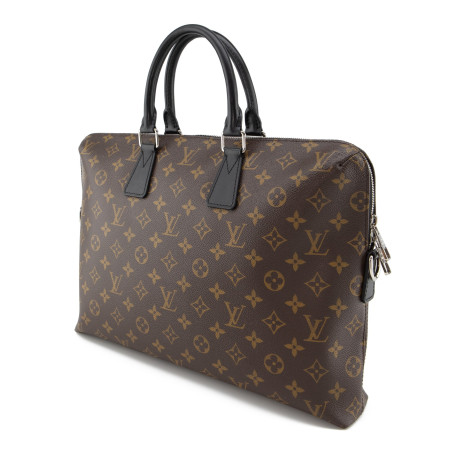 LOUIS VUITTON Macassar Porte-Documents Tasche Monogram Pre-owned Designer Secondhand Luxurylove
