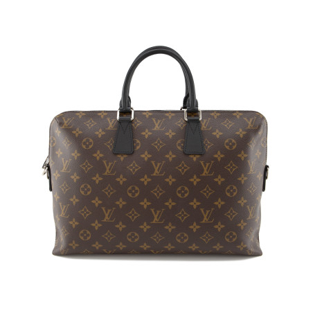 LOUIS VUITTON Macassar Porte-Documents Tasche Monogram Pre-owned Designer Secondhand Luxurylove