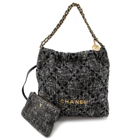 CHANEL 22 Tasche Tweed mit Pochette Pre-owned Designer Secondhand Luxurylove
