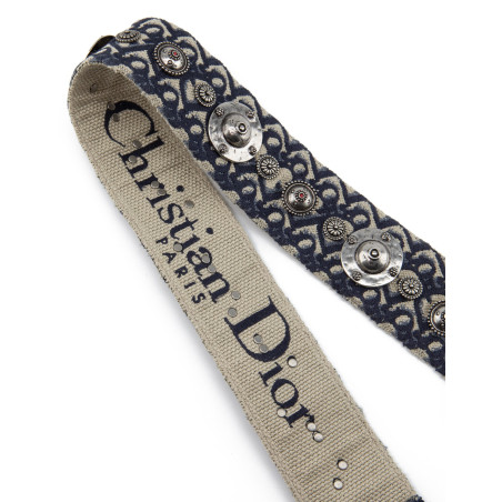 DIOR Oblique bag strap with studs - Pre-loved Designer Second Hand | LUXURYLOVE