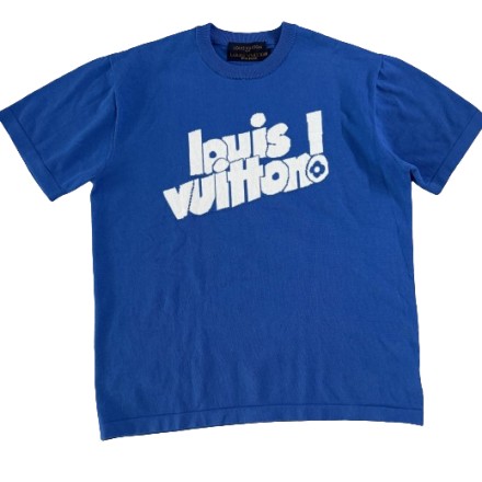 LOUIS VUITTON T-Shirt Blau Gr. M