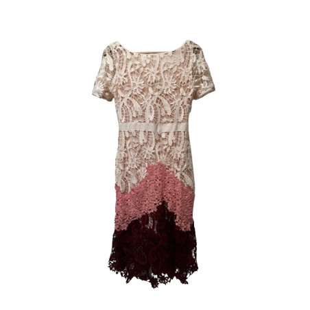 MAJE Midi Kleid Spitze Gr. 38 Pre-owned Designer Secondhand Luxurylove. 