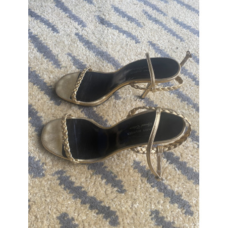 TOMMY HILFIGER Sandaletten Gr. 39.5 Pre-owned Designer Secondhand Luxurylove. 