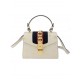GUCCI Sylvie Bee Star Mini Bag Leder creme NEU Pre-owned Designer Secondhand Luxurylove