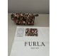 FURLA Tasche & Kartenetui Print braun NEU Pre-owned Designer Secondhand Luxurylove