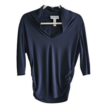 JOSEFF RIBKOFF Shirt Oberteil blau 40Pre-owned Designer Secondhand Luxurylove