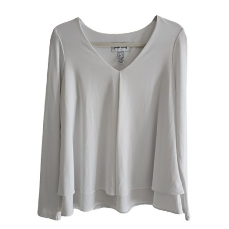 JOSEPH RIBKOFF Shirt Oberteil weiss 36 Pre-owned Designer Secondhand Luxurylove