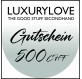 Luxurylove Gutschein Voucher Geschenkgutschein Code