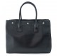 SAINT LAURENT Rive Gauche Tote Bag small Leder schwarz Pre-owned Secondhand Luxurylove