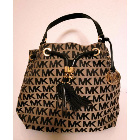 MICHAEL KORS Marina Bucket Bag Pre-owned Designer Secondhand Luxurylove