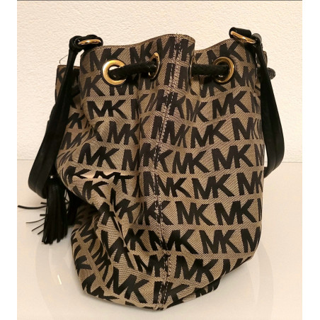 MICHAEL KORS Marina Bucket Bag Pre-owned Designer Secondhand Luxurylove