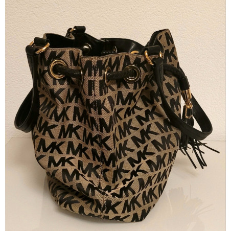 MICHAEL KORS Marina Bucket Bag Pre-owned Designer Secondhand Luxurylove