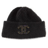 CC knitted hat cashmere-silk