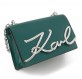 KARL LAGERFELD Logo Crossbody Bag grün Pre-owned Designer Secondhand Luxurylove