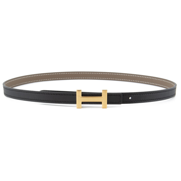 HERMÈS Focus H logo reversible belt - Pre-loved Designer Second Hand | LUXURYLOVE