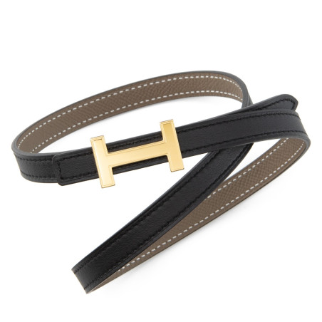 HERMÈS Focus H logo reversible belt - Pre-loved Designer Second Hand | LUXURYLOVE