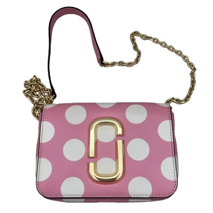 MARC JACOBS The Snapshot Camera Bag Dots pink Pre-owned Designer Secondhand Luxurylove