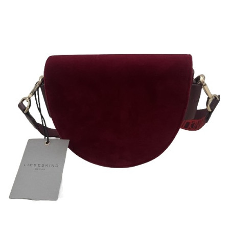 LIEBESKIND Crossbody Bag Samt rot NEU Pre-owned Designer Secondhand Luxurylove