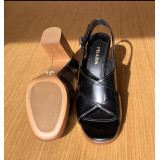 Leather High Heel