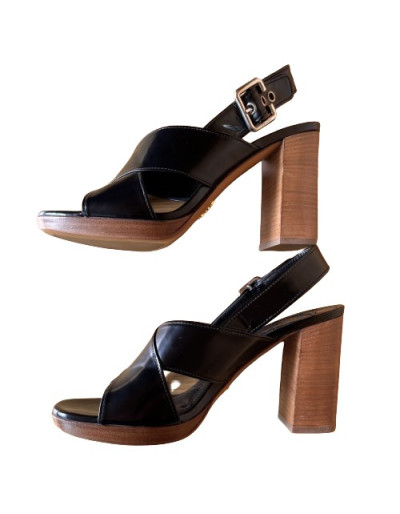 Leather High Heel