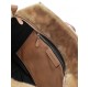 BALENCIAGA Barbes large East-West Shopper Bag Lammfell camel braun Pre-owned Designer Secondhand Luxurylove