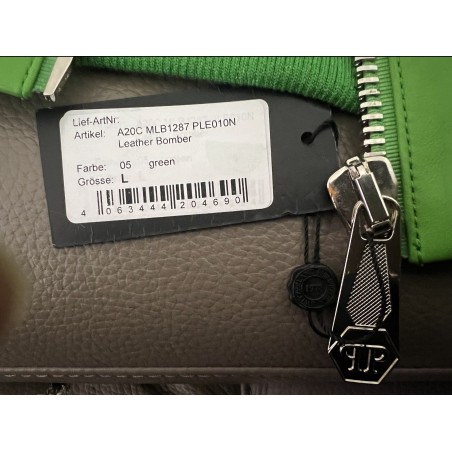PHILIPP PLEIN Leather jacket - NEW - Pre-loved Designer Second Hand | LUXURYLOVE