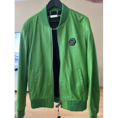 PHILIPP PLEIN Leather jacket - NEW - Pre-loved Designer Second Hand | LUXURYLOVE
