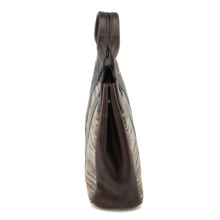 HERMÈS Fourre Tout PM Evercalf & Vibrato Bag 2001 braun Pre-owned Designer Secondhand Luxurylove 