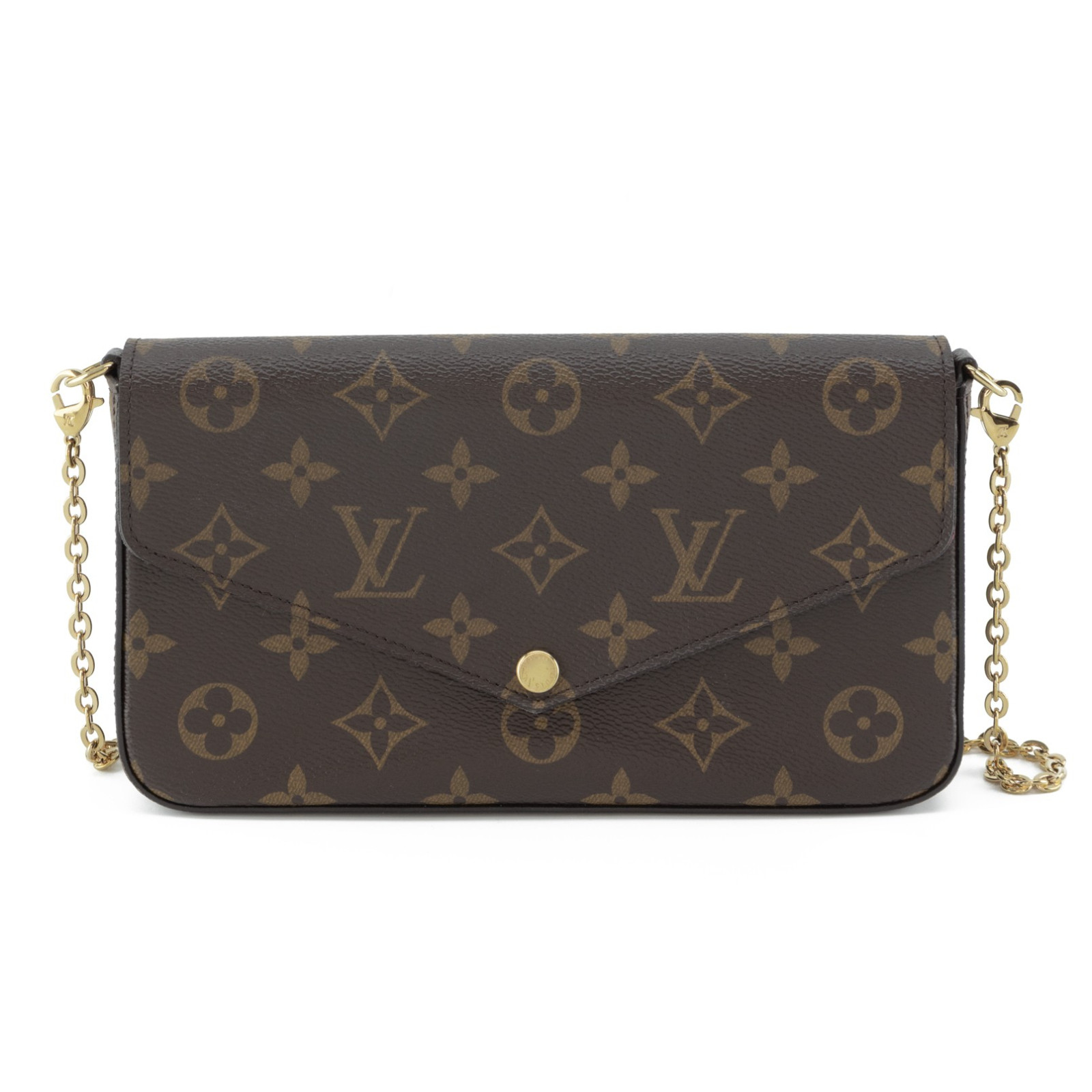 LOUIS VUITTON Felicie Pochette Monogram M82477 Pre-owned Designer Secondhand Luxurylove LOUIS VUITTON Felicie Pochette Monogram M82477 Pre-owned Designer Secondhand Luxurylove